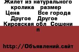 Жилет из натурального кролика,44размер › Цена ­ 500 - Все города Другое » Другое   . Кировская обл.,Сошени п.